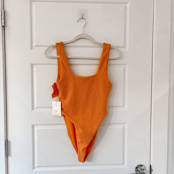 NEW Mara Hoffman Idalia One Piece Saffron - Picture 5 of 11